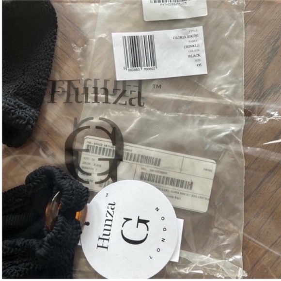 🪄 Hunza G NWT 🪄 Gloria Bikini in Black - Picture 7 of 12